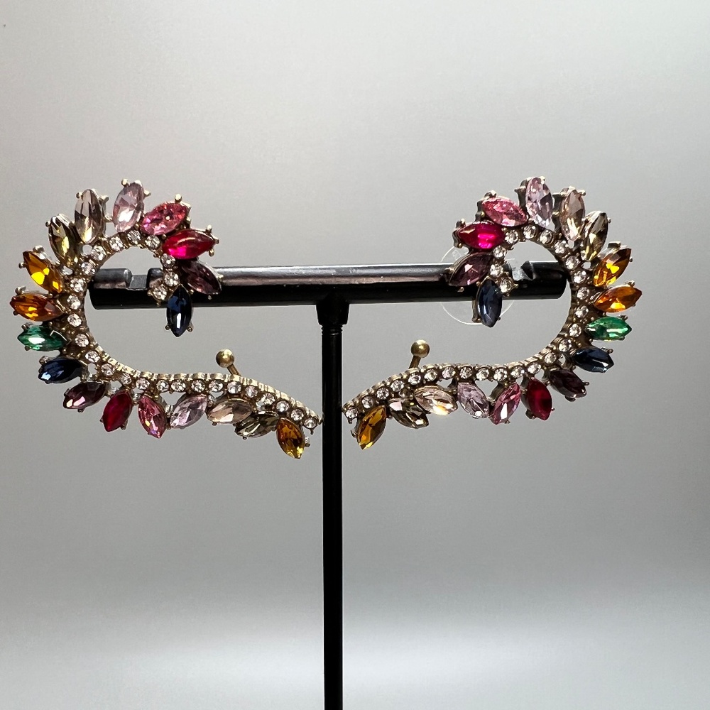 Multi-colored Stone Earrings